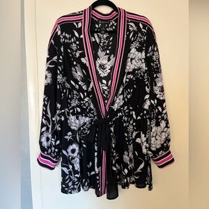 I.N.C. Floral Kimono size 1X